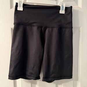 Women's Black High-Waisted Shorts